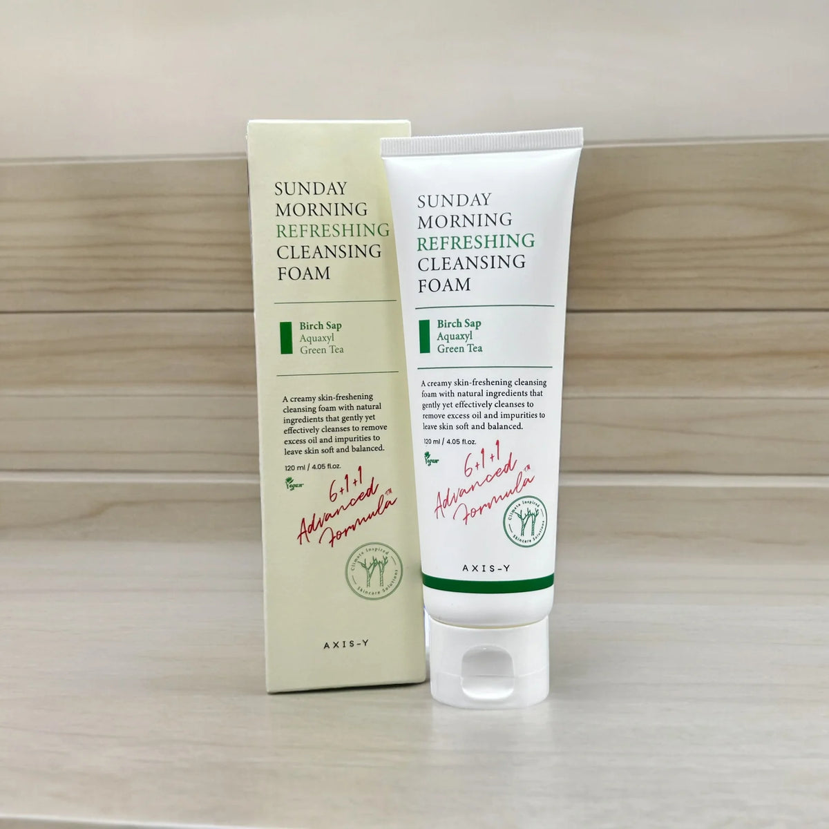 Axis-Y Sunday Morning Refreshing Cleansing Foam 120ml Korea